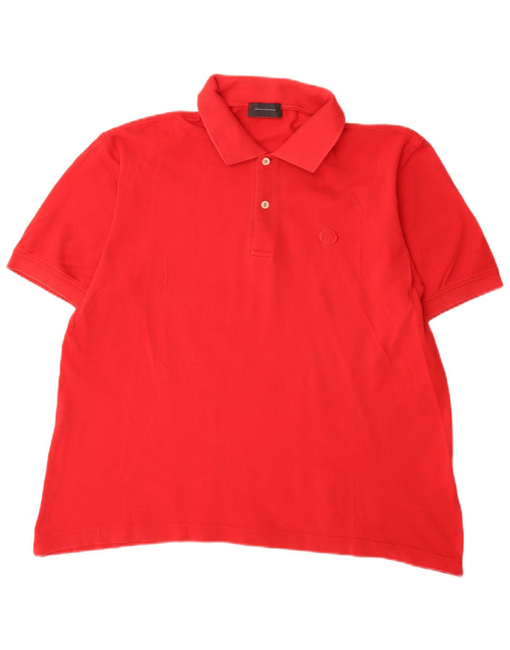 Sergio Tacchini Polo Regular Fit Homme IT 50 Coton Rouge Moyen