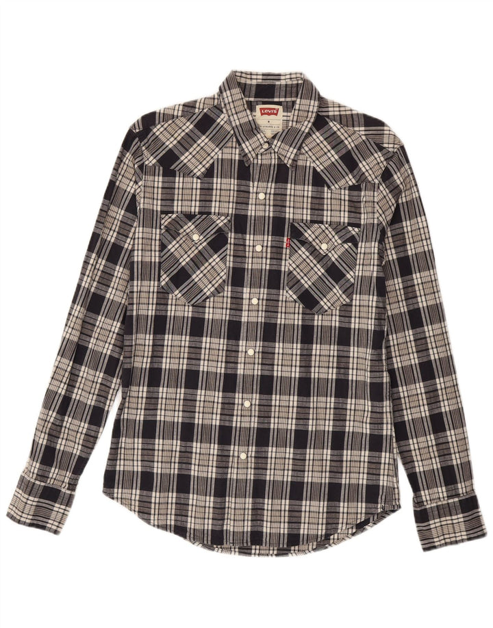 Levi's Chemise Homme Noir Moyen Carreaux Coton
