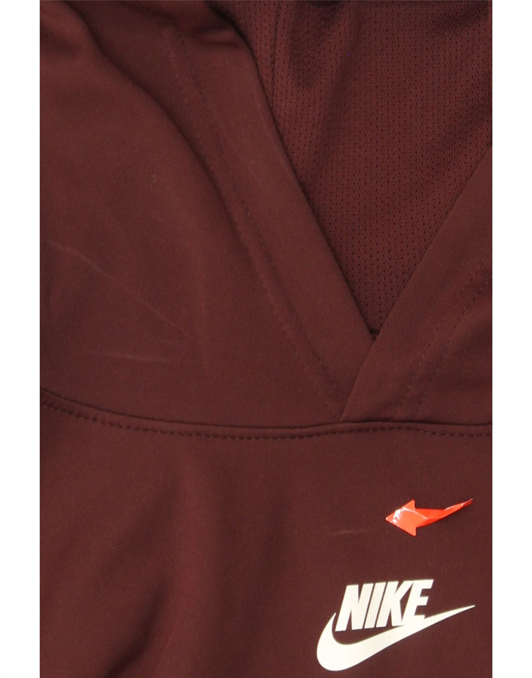 NIKE Pull à capuche graphique pour garçon 12-13 ans Large Bordeaux Colourblock