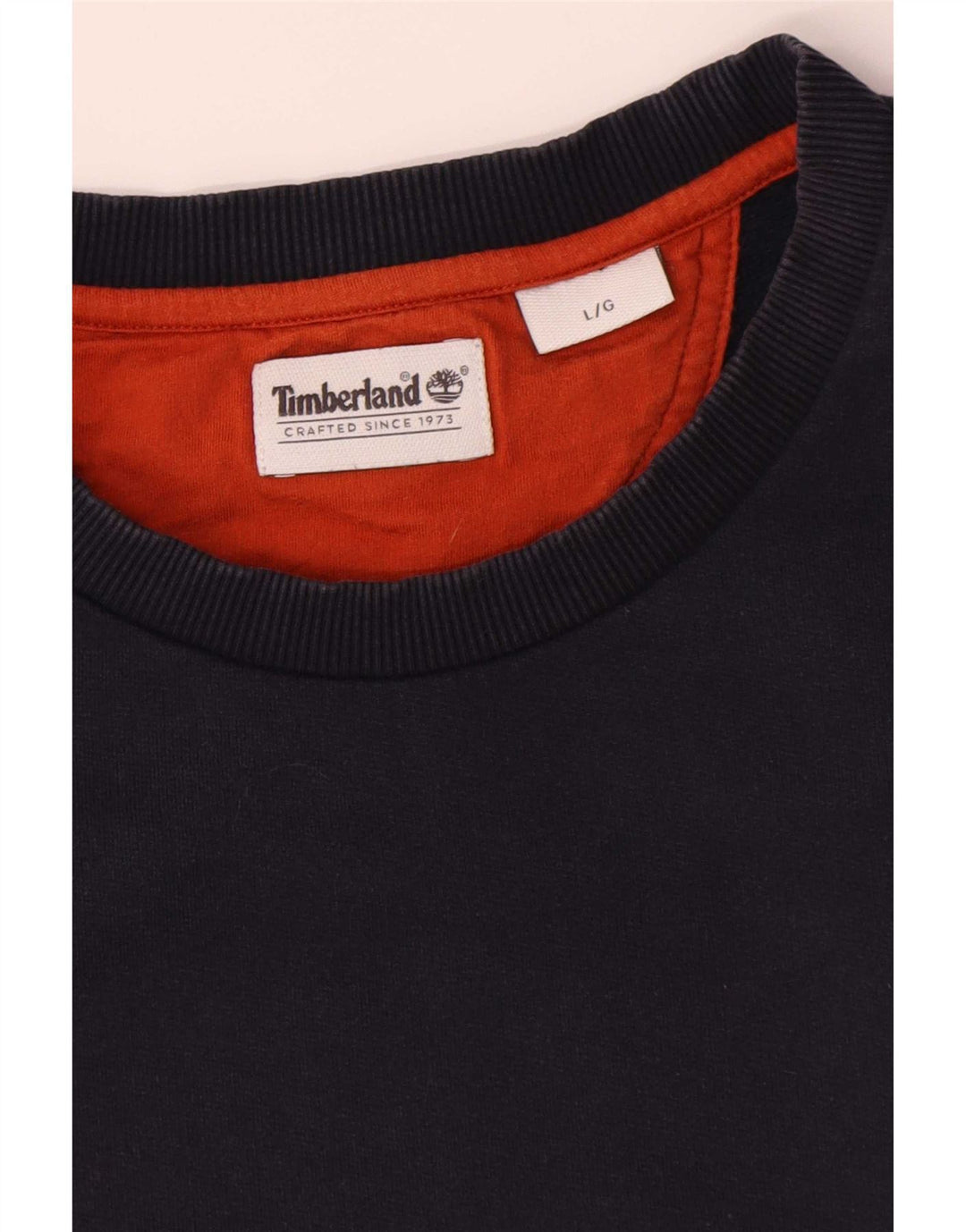 Timberland Sweat-shirt pour homme en coton bleu marine Taille L