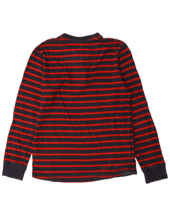 Fat Face Top Homme Manches Longues Rayé Rouge Moyen