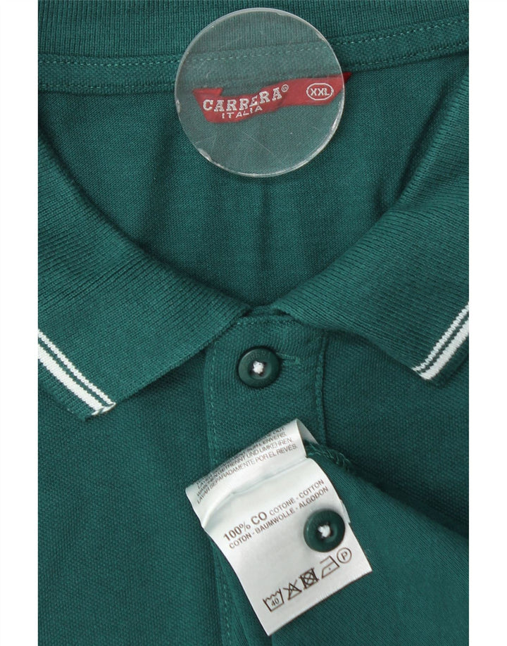 Carrera Polo Homme 2XL Vert Coton