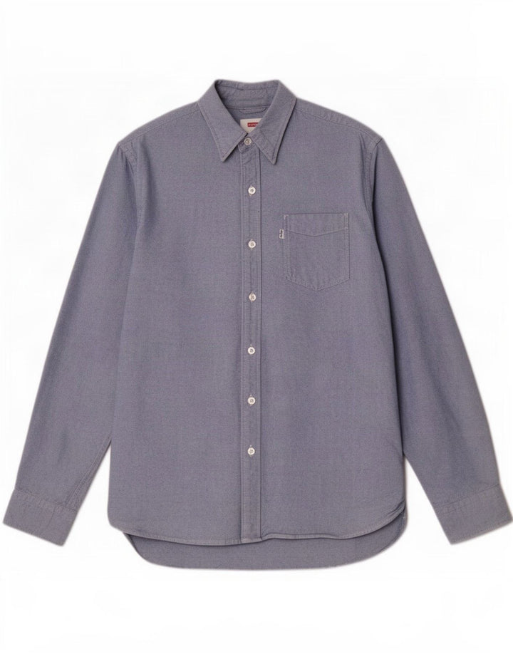 Chemise Levi's pour homme en coton bleu moyen