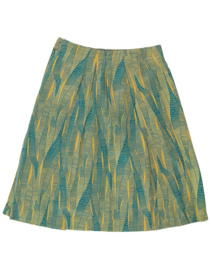 Lilla Jupe portefeuille plissée pour femme IT 42 Medium W29 Soie géométrique verte