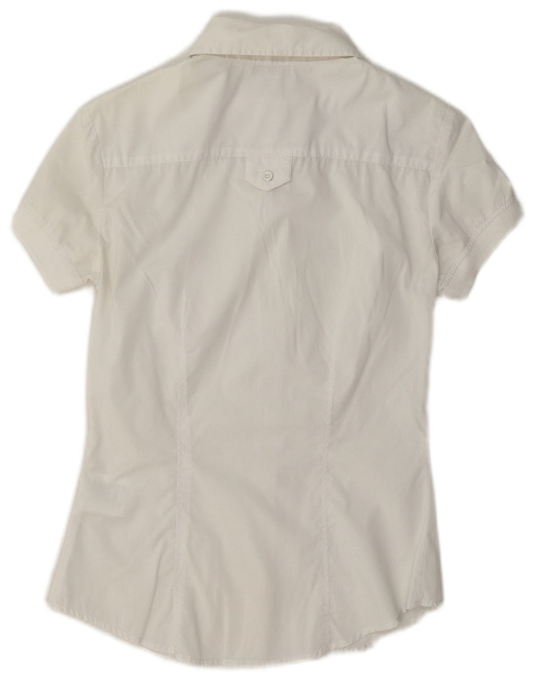 Liu Jo Chemise à manches courtes pour femme IT 40 Small Blanc Coton