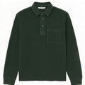 Zara Chemise Pull En Corduroy Homme Vert Moyen Coton