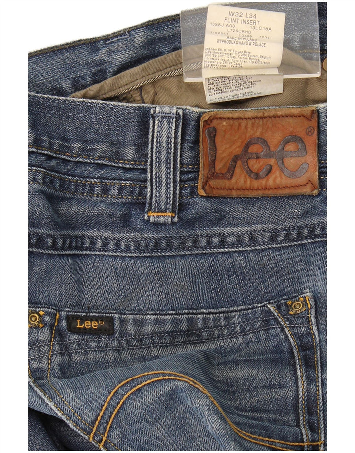 Lee Jean droit avec insert en silex pour homme W32 L34 en coton bleu