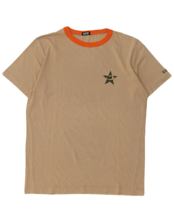 Killer Loop T-Shirt Graphique Homme Grand Coton Beige