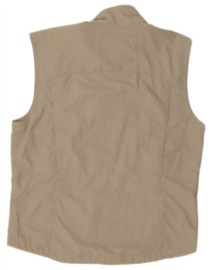 Jack Wolfskin Veste de survêtement sans manches pour homme UK 36/38 Beige moyen