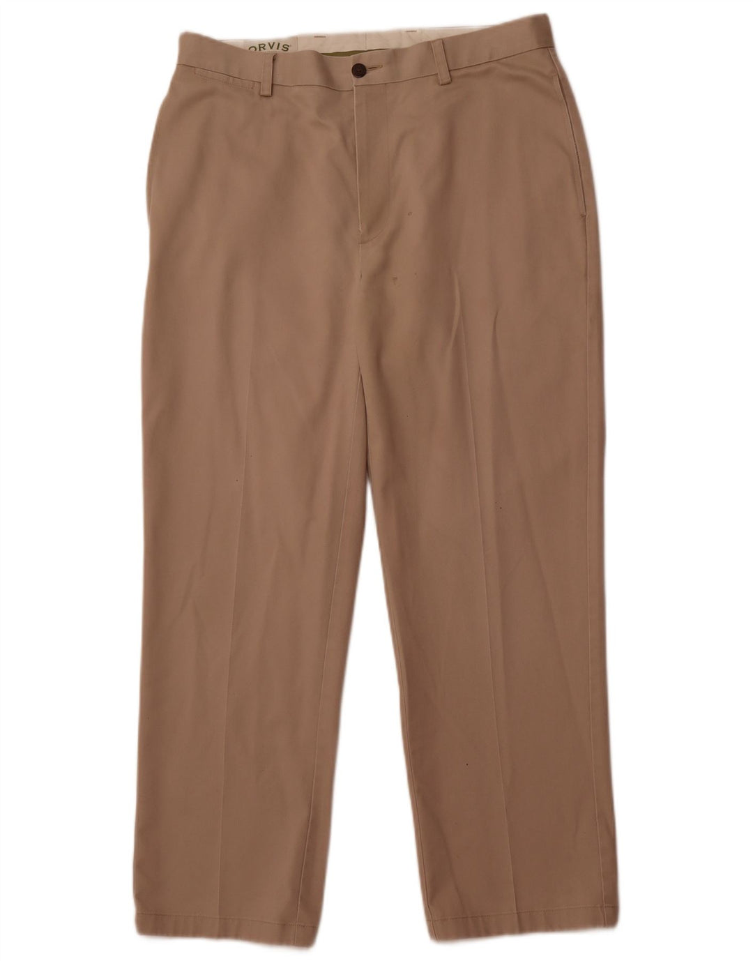 Orvis Pantalon Chino Droit Homme W34 L30 Coton Beige