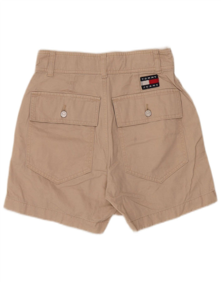 Tommy Hilfiger Short cargo taille haute pour femme W26 Petit beige