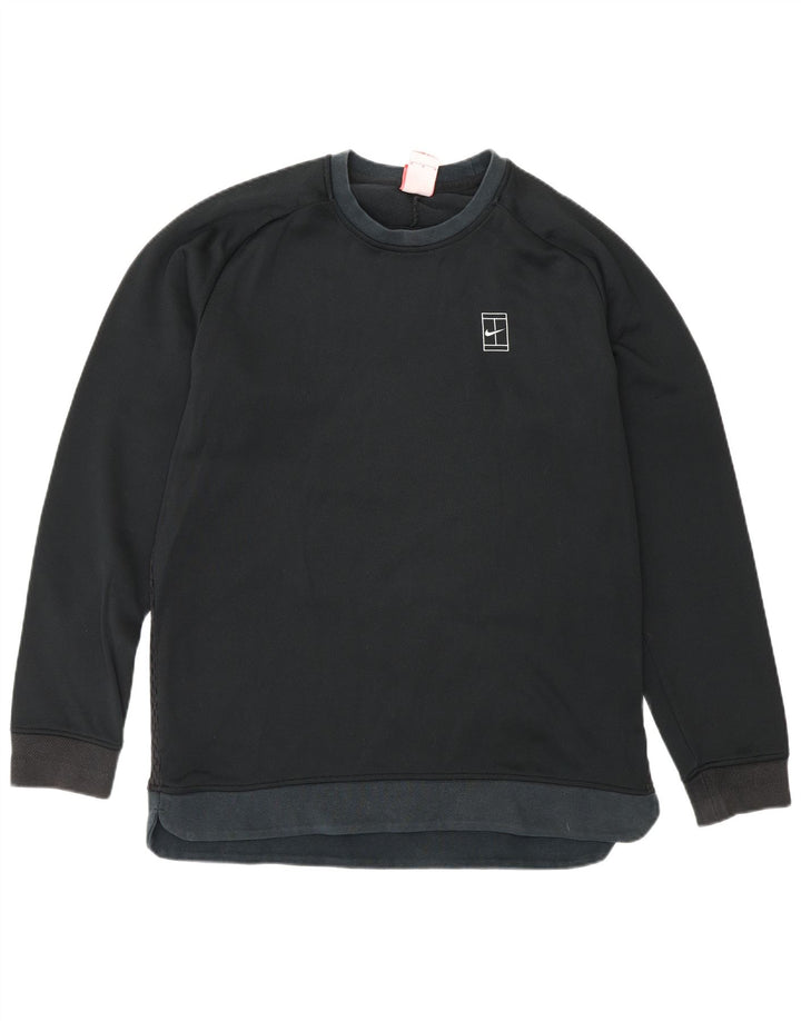 Nike Sweat-shirt en coton noir moyen pour homme