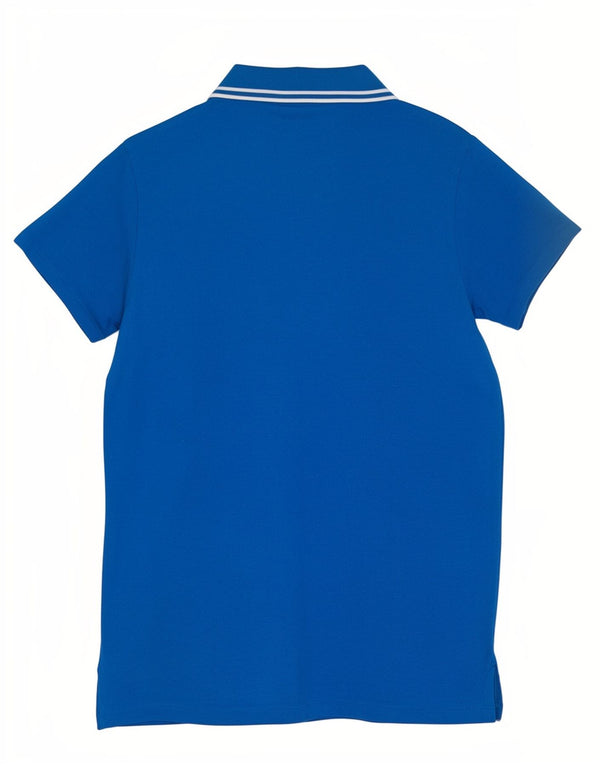 Tommy Hilfiger Polo Femme UK 18 XL Bleu Coton