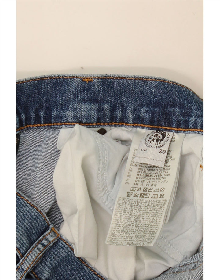 DIESEL Jean droit femme W30 L27 bleu coton