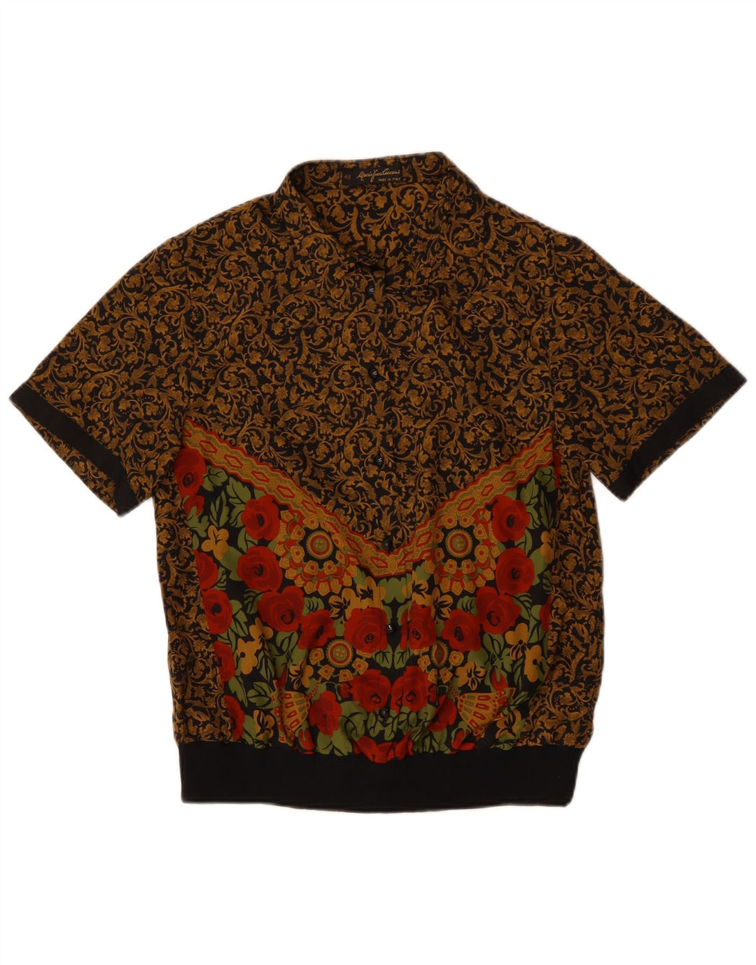 MARIO PUCCI CECCONI Haut Chemisier Femme IT 49 XL Multicolore Floral