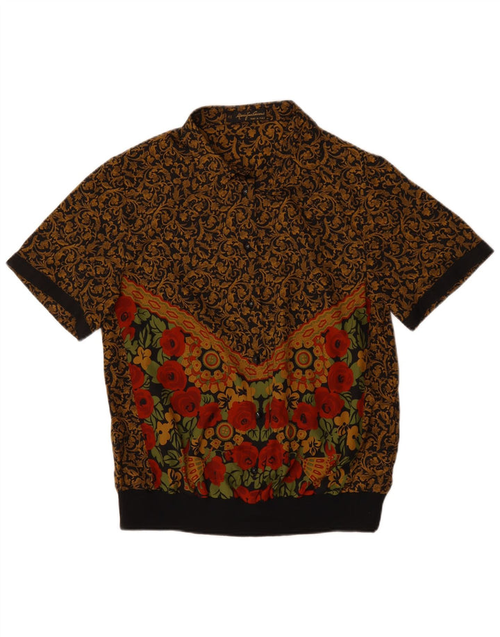 MARIO PUCCI CECCONI Haut Chemisier Femme IT 49 XL Multicolore Floral