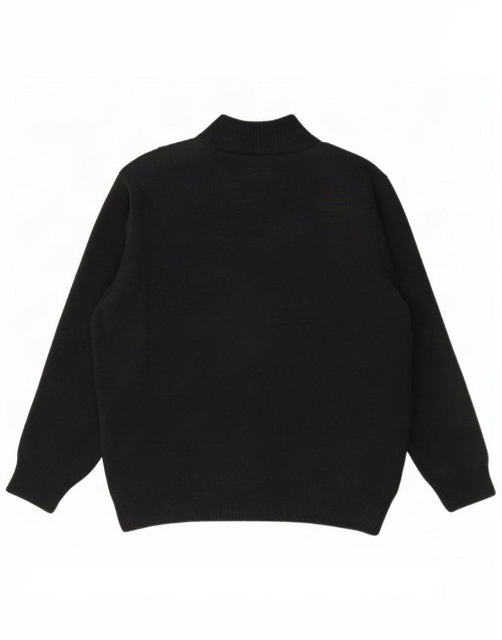 Reward Cardigan zippé pour homme en acrylique rayé noir moyen classique