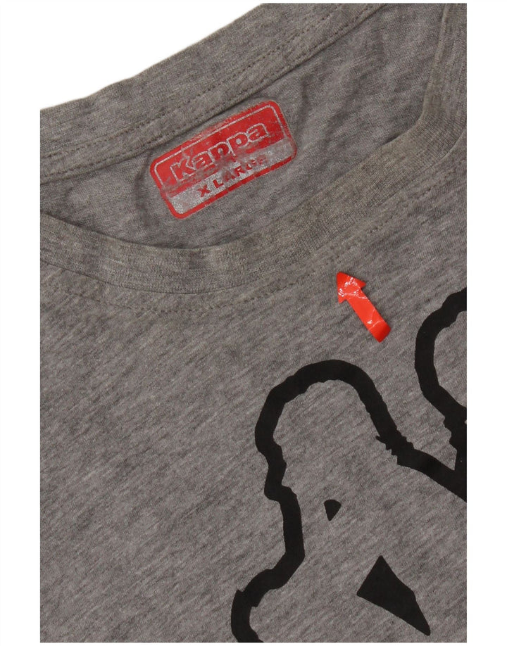 Kappa Débardeur Graphique Homme XL Gris