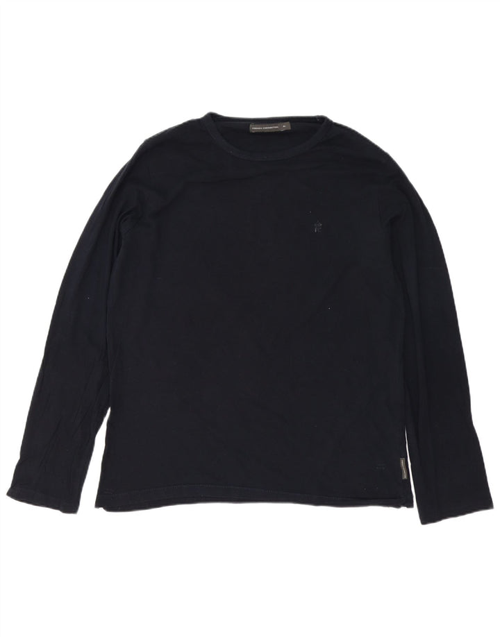 French Connection Haut Homme Manches Longues XL Bleu Marine Coton