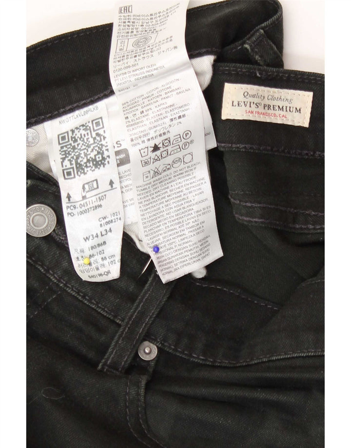 Levi's Jean Slim W34 L34 Homme Noir Coton
