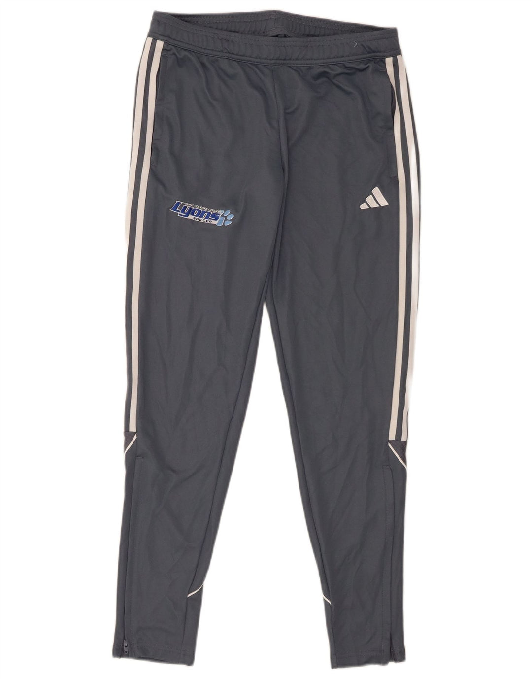 Adidas Pantalon de survêtement graphique pour femme UK 12/14 Gris moyen