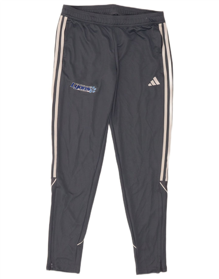 Adidas Pantalon de survêtement graphique pour femme UK 12/14 Gris moyen