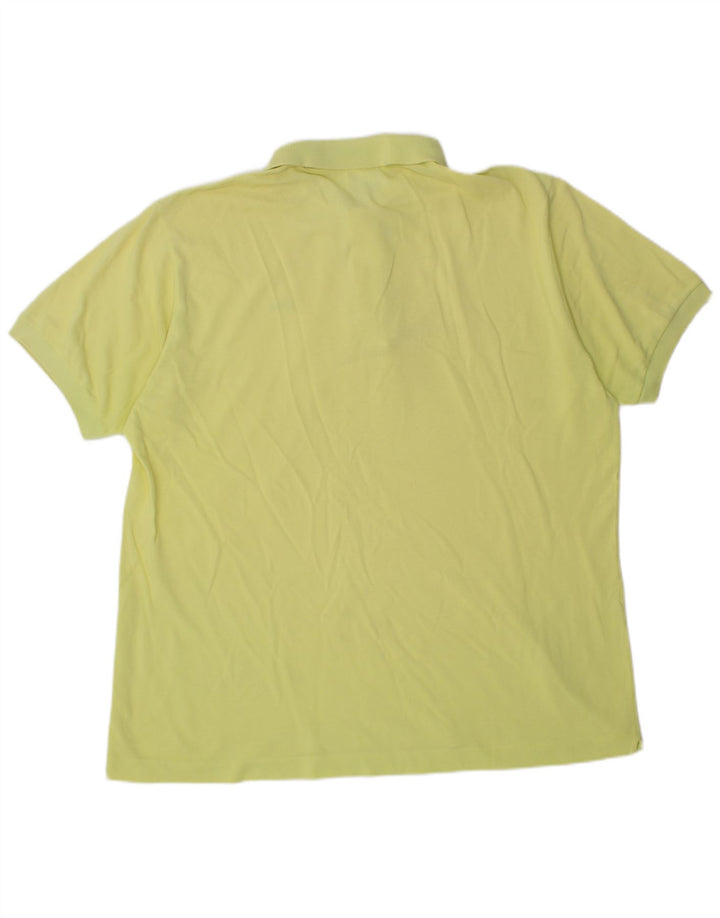 LACOSTE Polo Homme Taille 6 XL Jaune Coton