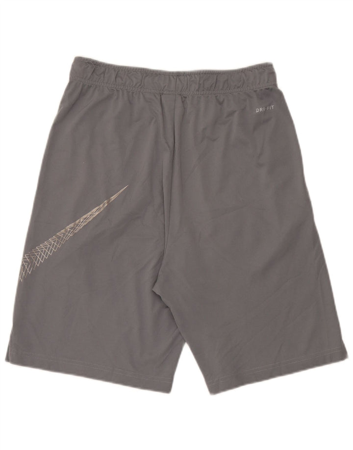 Short de sport Nike Dri Fit Graphic pour homme, gris moyen, en polyester