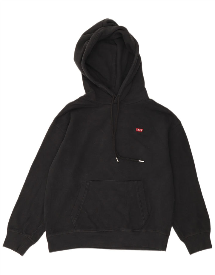 Levi's Pull à capuche pour homme en coton noir Small