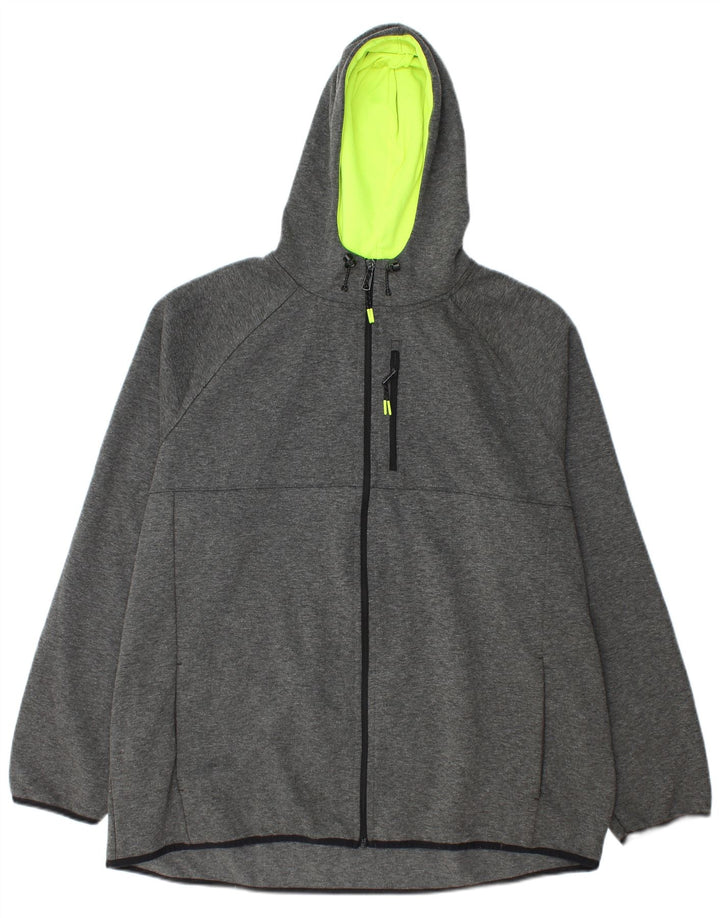 Russell Athletic Pull à capuche zippé pour homme 2XL Gris Polyester