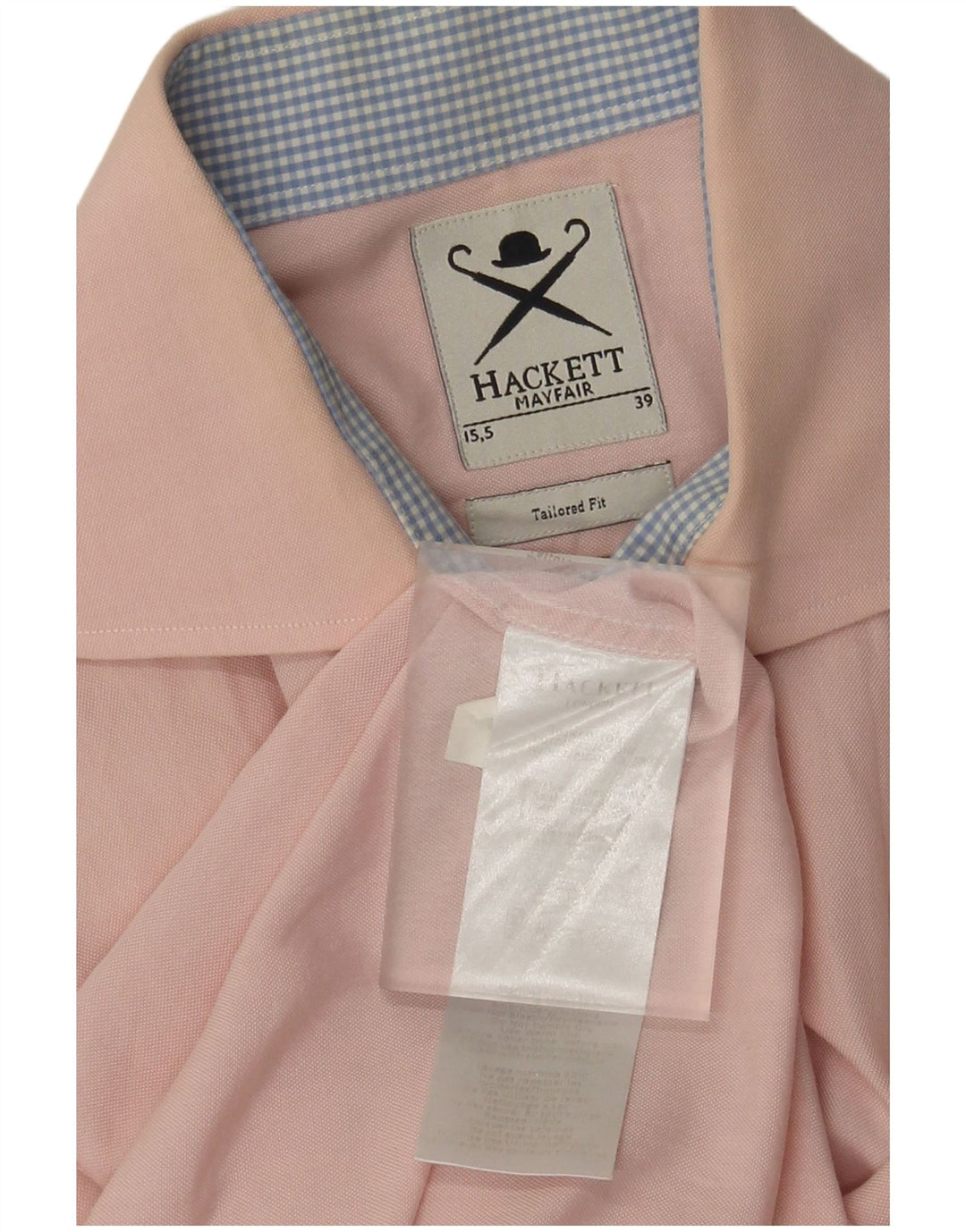 Hackett Chemise formelle coupe ajustée pour homme Taille 15 39 Coton rose moyen