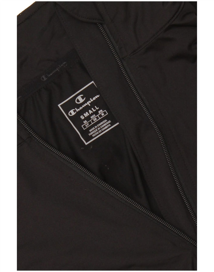 CHAMPION Haut de Survêtement Pull à Col Zippé pour Homme Petit Noir