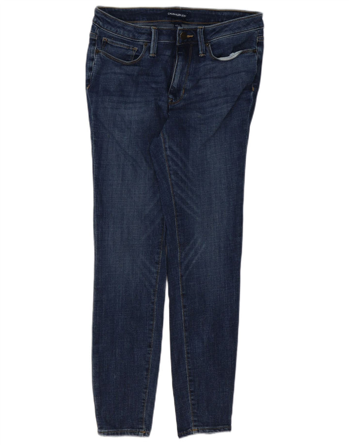 CALVIN KLEIN Jean skinny pour femme US 8 Medium W30 L28 Bleu Coton