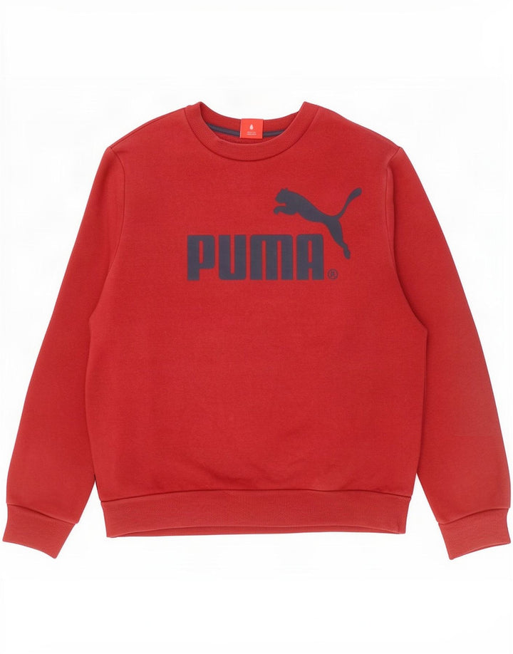 Puma Sweat-Shirt Graphique Homme Rouge Taille L