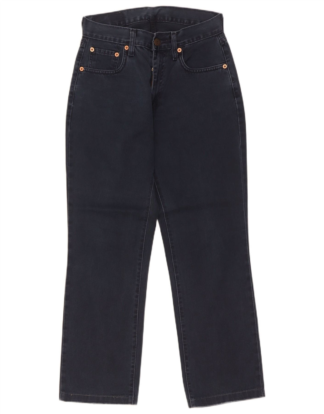 Levi's Jean Droit 595 Femme W28 L27 Bleu Marine Coton