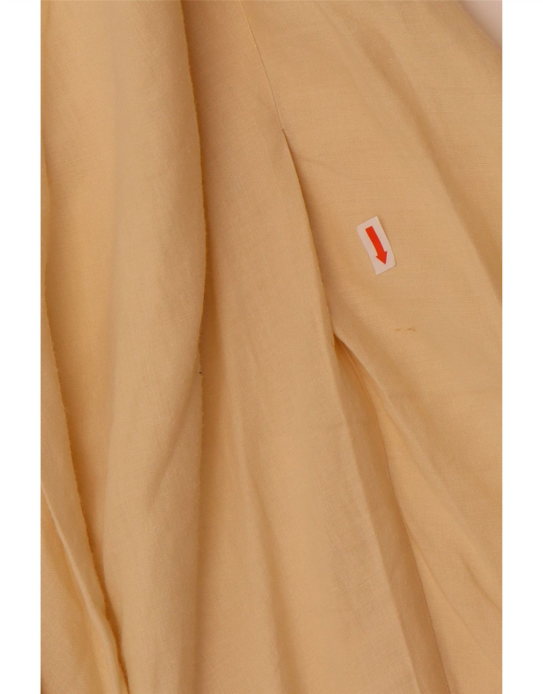 Benetton Jupe Trapèze W28 Jaune Moyen Femme