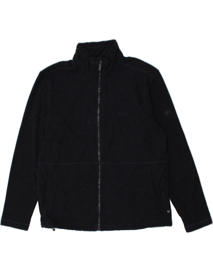 REGATTA Mens Tracksuit Top Jacket  XL Navy Blue Polyester Vintage Regatta and Second-Hand Regatta from Messina Hembry 