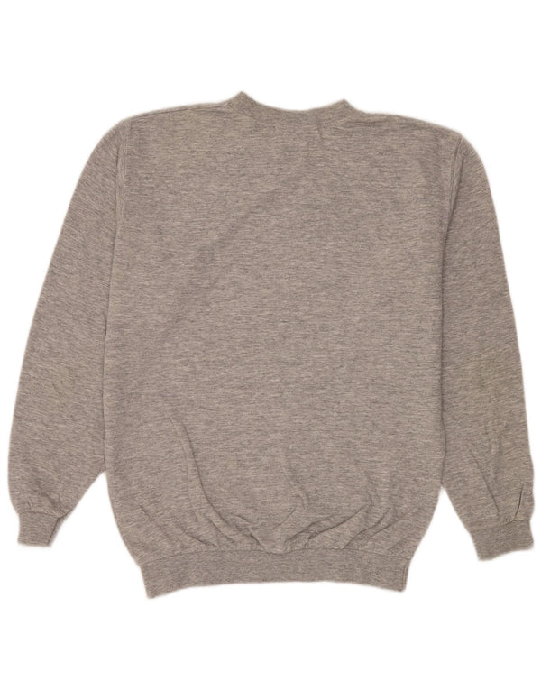 Wrangler Sweat-Shirt Homme Petit Gris Moucheté Coton
