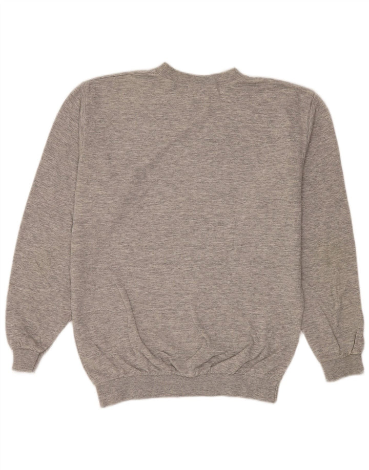 Wrangler Sweat-Shirt Homme Petit Gris Moucheté Coton