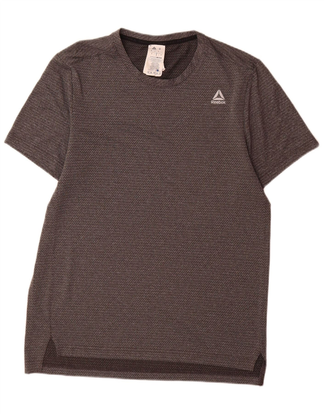 Reebok Tee-Shirt Speedwick Homme Gris Moyen Polyester