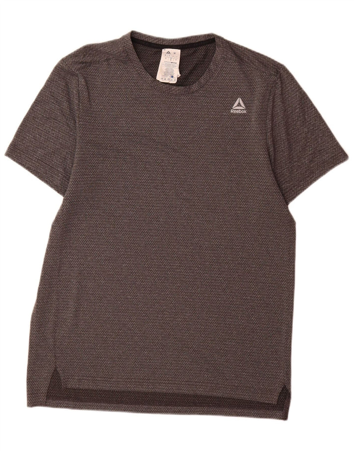 Reebok Tee-Shirt Speedwick Homme Gris Moyen Polyester
