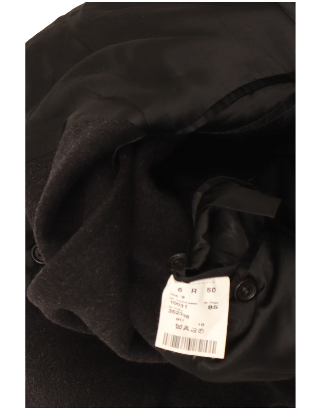 Tombolini Manteau Homme IT 50 Large Gris Laine Classique