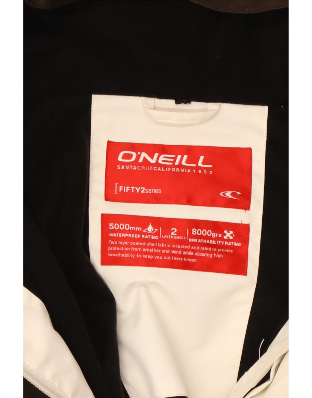 O'NEILL Veste coupe-vent à capuche graphique pour homme UK 42 XL Noir Colourblock