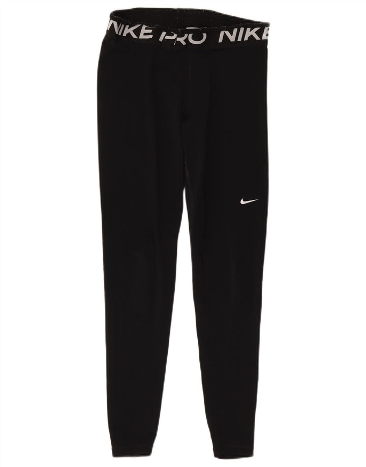 Nike Legging graphique pour femme UK 12 Polyester noir moyen