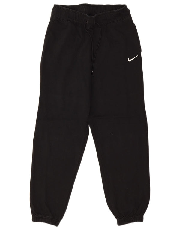 Nike Pantalon de survêtement pour femme Joggers UK 10 Small Noir Coton