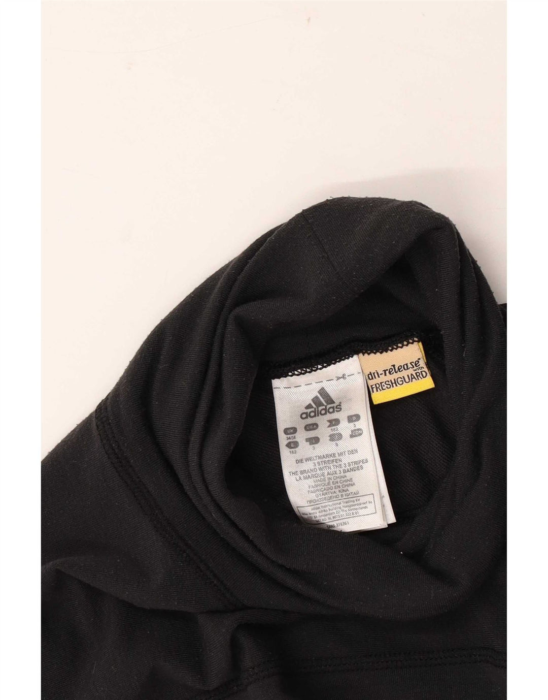 Adidas Haut graphique à manches longues pour homme UK 34/36 Petit Noir Polyester