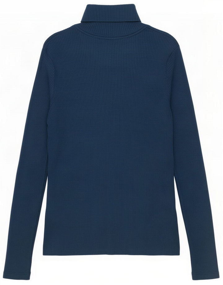 Marks & Spencer Haut régulier à manches longues pour femme UK 12 Bleu moyen moucheté