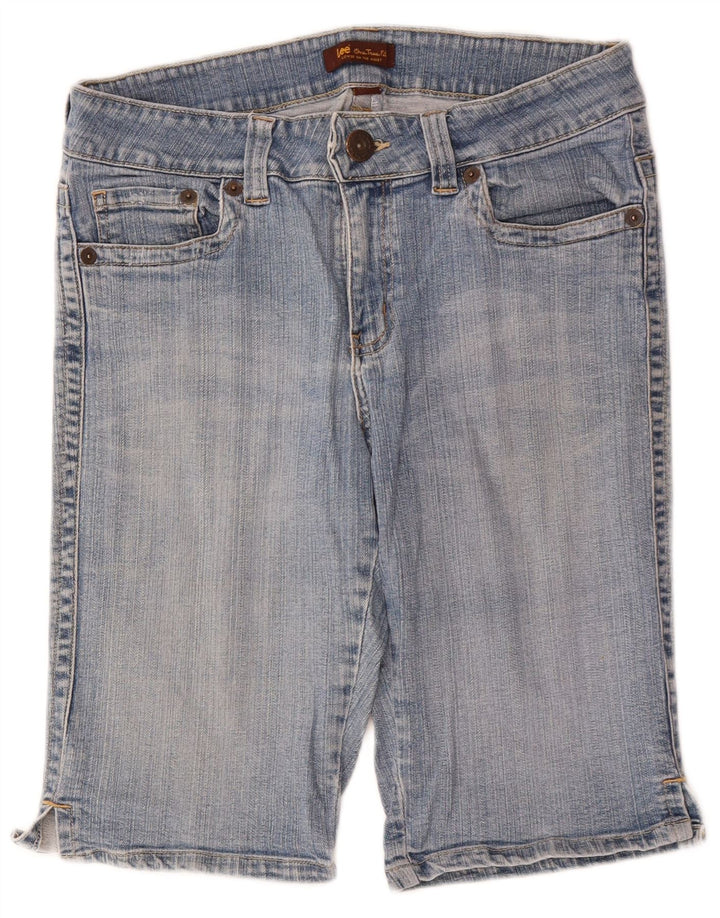 LEE Short en jean pour femme US 11/12 Large W32 Bleu Coton
