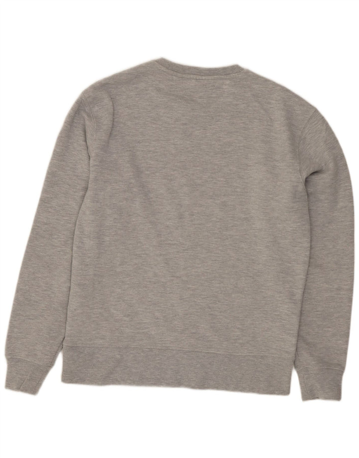 Zara Homme Sweatshirt Jumper Petit Gris Moucheté Coton