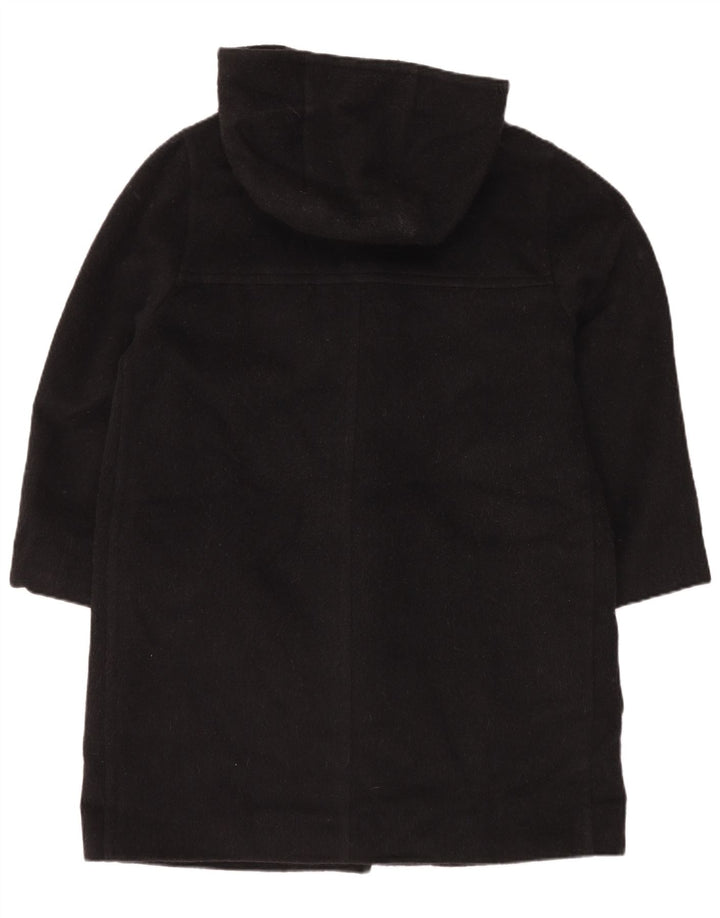 Harve Benard Duffle-coat à capuche surdimensionné pour femme UK 16 Grande laine noire